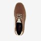 Leren veterschoenen bruin wit