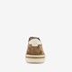 Leren veterschoenen bruin wit