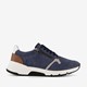 Leren heren sneakers met rits