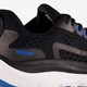 Heren hardloopschoenen zwart blauw