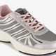 Dames sportschoenen zilver roze