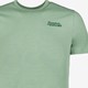 Heren T-shirt met backprint groen
