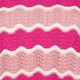 Gehaakt dames T-shirt roze