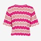 Gehaakt dames T-shirt roze
