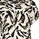 Dames T-shirt met print zwart groen