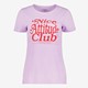 TwoDay dames T-shirt lila met tekstopdruk