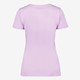 Dames T-shirt lila met tekstopdruk