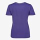 Dames T-shirt met V-hals glitters paars