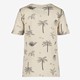 Jongens T-shirt met palbomen beige