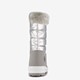 Gevoerde dames snowboots zilverkleurig