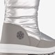 Gevoerde dames snowboots zilverkleurig