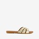 Dames slippers goudkleurig