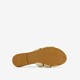 Dames slippers goudkleurig