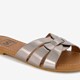 Dames slippers zilverkleurig