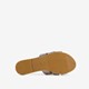 Dames slippers zilverkleurig