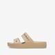 Baya Platform dames slippers beige
