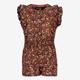 Meisjes playsuit met scrunchie bloemenprint