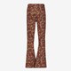 Meisjes flared broek met bloemenprint