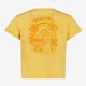 Meisjes T-shirt met backprint geel