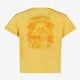 Meisjes T-shirt met backprint geel