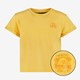 Meisjes T-shirt met backprint geel