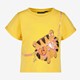 Meisjes T-shirt met kat geel