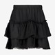 Meisjes rok met pompons zwart