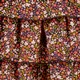 Meisjes rok met ruches bloemenprint