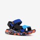 Jongens sandalen blauw oranje