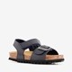 Kinder bio sandalen donkerblauw