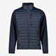 Hybride heren outdoor jas donkerblauw