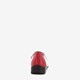 Leren dames mocassins wit blauw