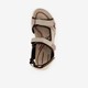 Leren dames sandalen beige