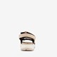 Leren dames sandalen beige