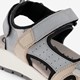 Leren dames sandalen blauw