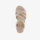 Dames sandalen beige goud