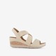 Dames sandalen beige
