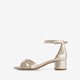 Dames sandalen met slangenprint