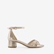 Dames sandalen met slangenprint