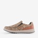 Heren instappers taupe