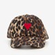 Meisjes pet met panterprint en hartje
