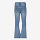 Meisjes flared jeans geborduurde bloemetjes