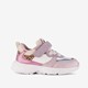 Leren meisjes sneakers metallic pastel