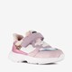 Leren meisjes sneakers metallic pastel