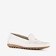 Hush Puppies suède dames mocassins wit