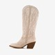 Dames western laarzen beige