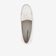 Suède dames mocassins wit