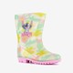Kinder regenlaarzen roze geel