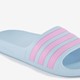 Adilette Aqua kinder badslippers blauw lila