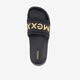 Dames badslippers zwart goud